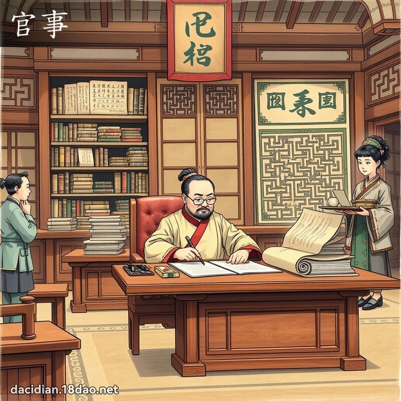官事 - 国语大辞典配图