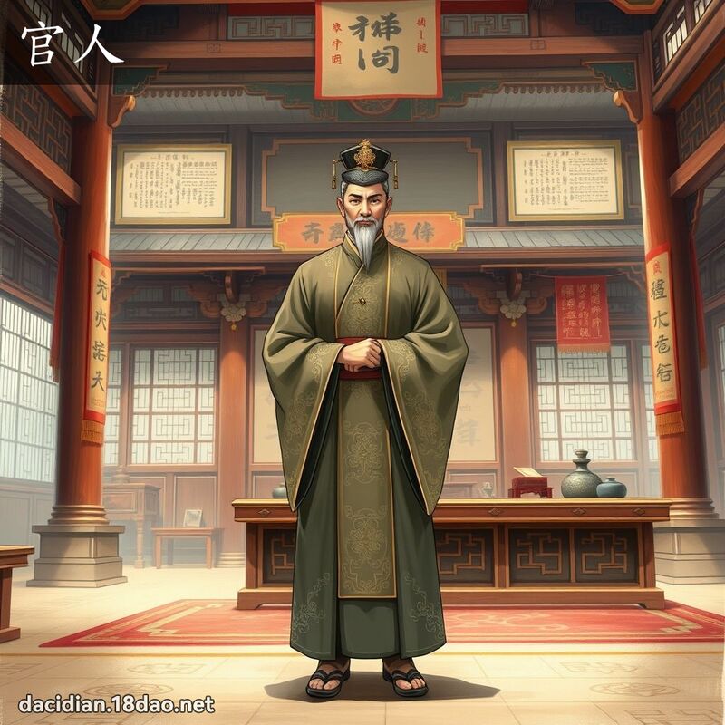 官人 - 國語大辭典配圖