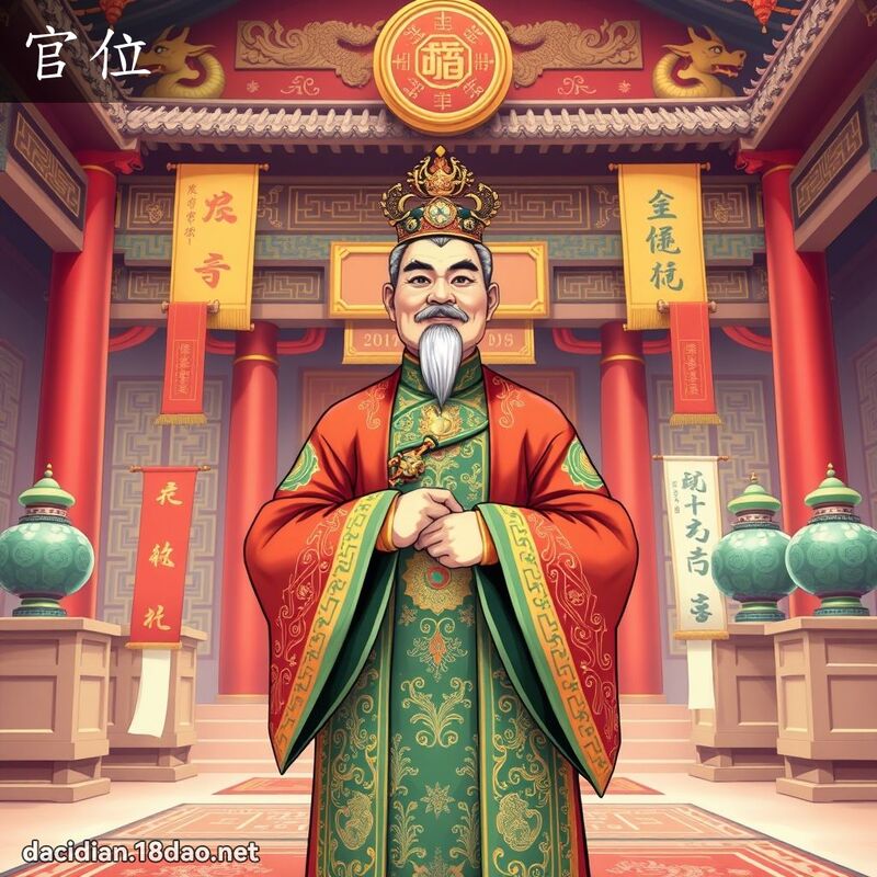 官位 - 国语大辞典配图