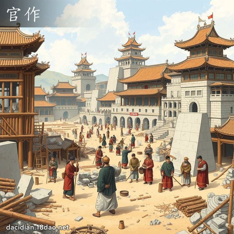 官作 - 國語大辭典配圖
