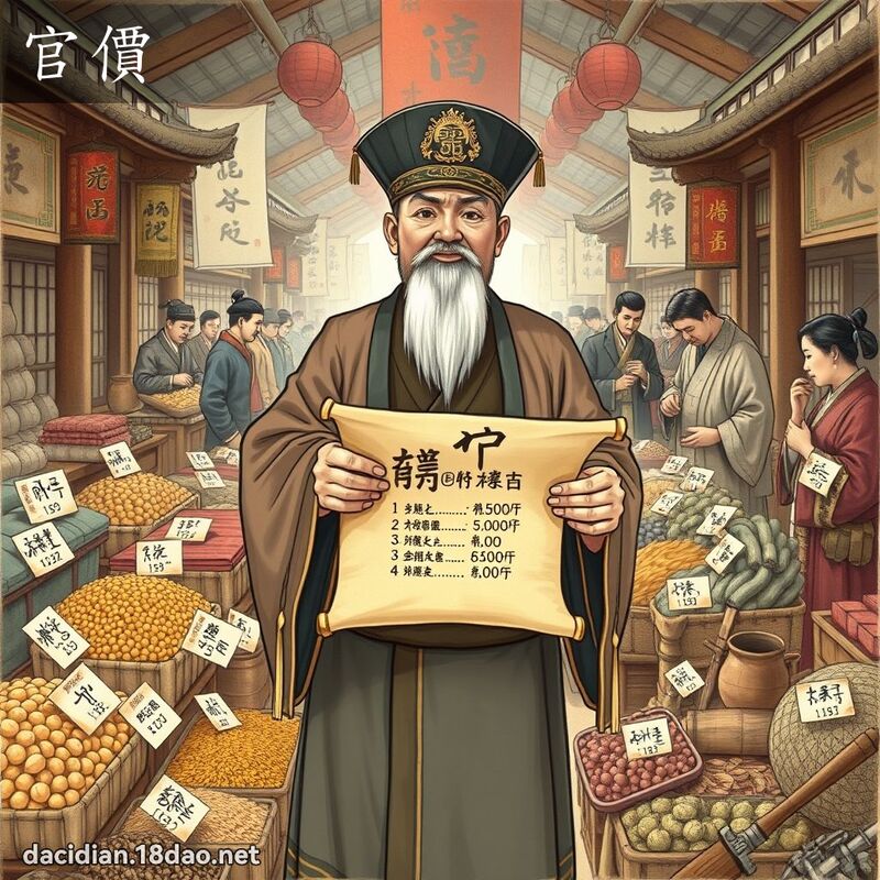 官價 - 國語大辭典配圖