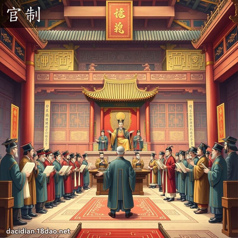 官制 - 国语大辞典配图