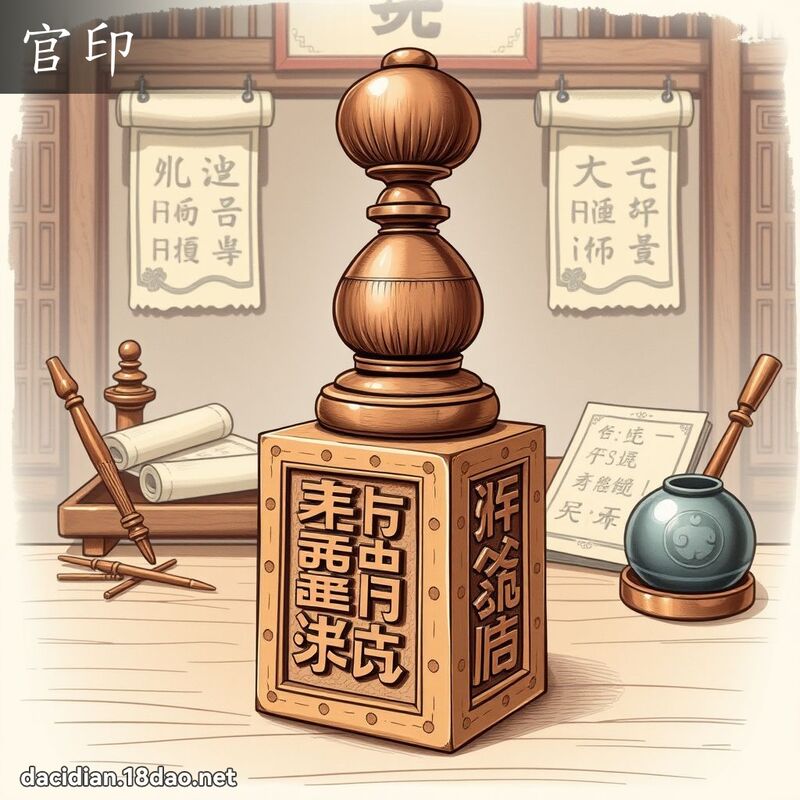官印 - 國語大辭典配圖