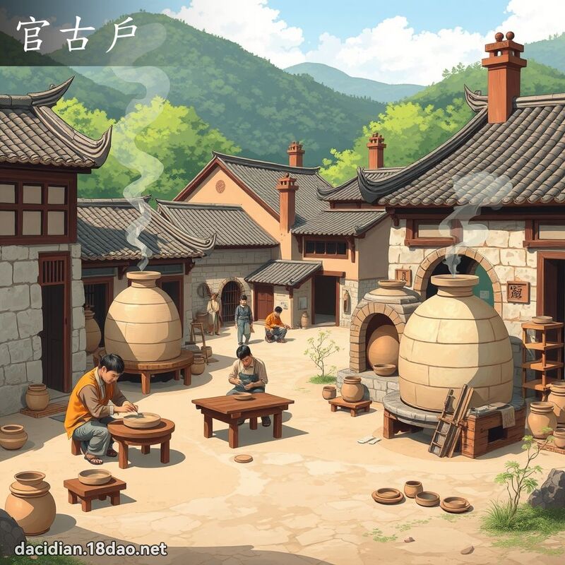 官古戶 - 國語大辭典配圖