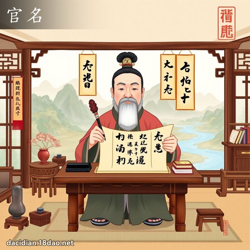官名 - 国语大辞典配图