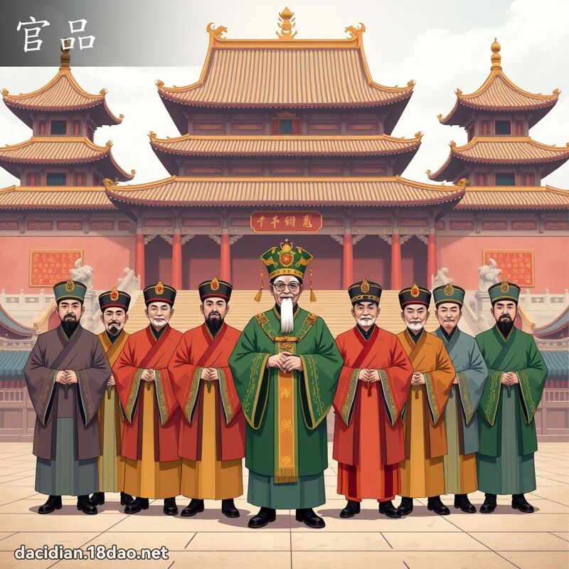 官品 - 國語大辭典配圖