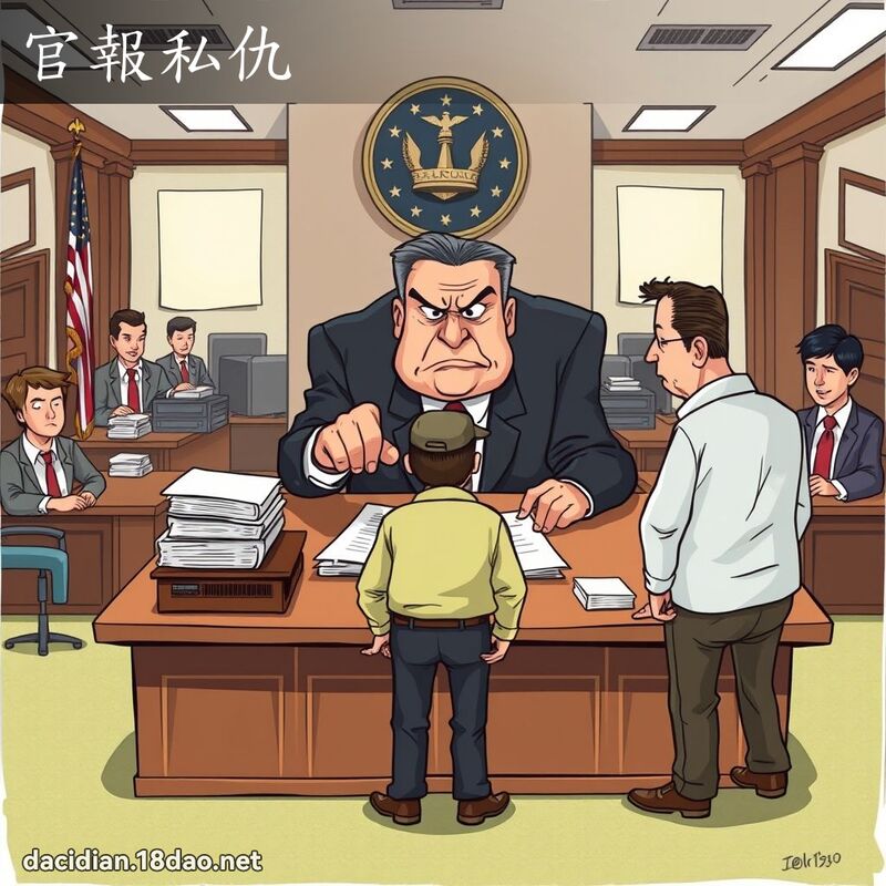 官報私仇 - 國語大辭典配圖