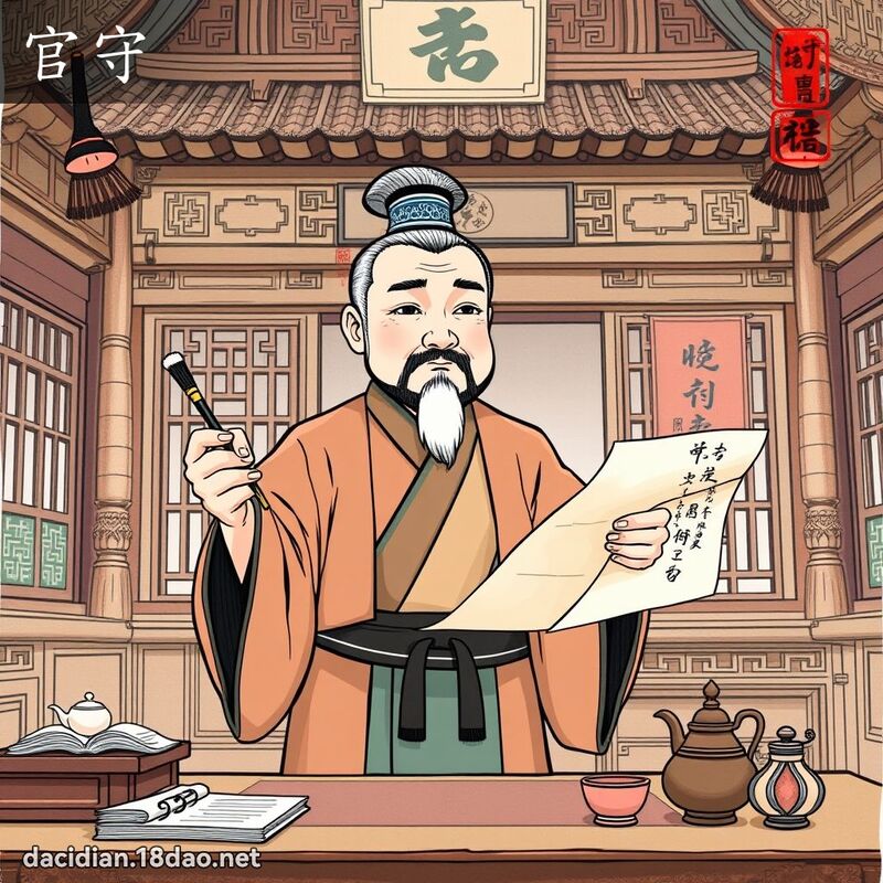 官守 - 国语大辞典配图