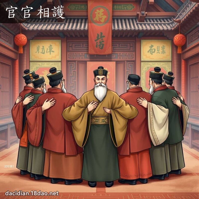 官官相護 - 國語大辭典配圖