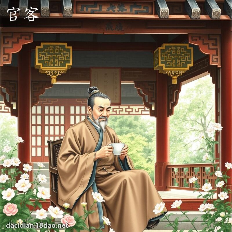 官客 - 國語大辭典配圖