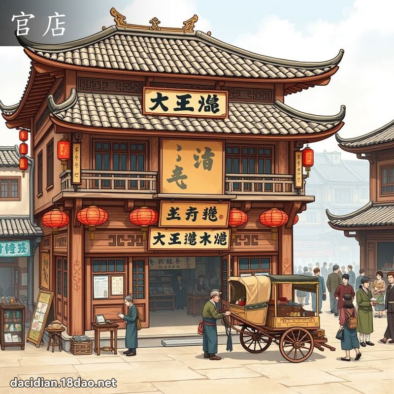 官店 - 国语大辞典配图