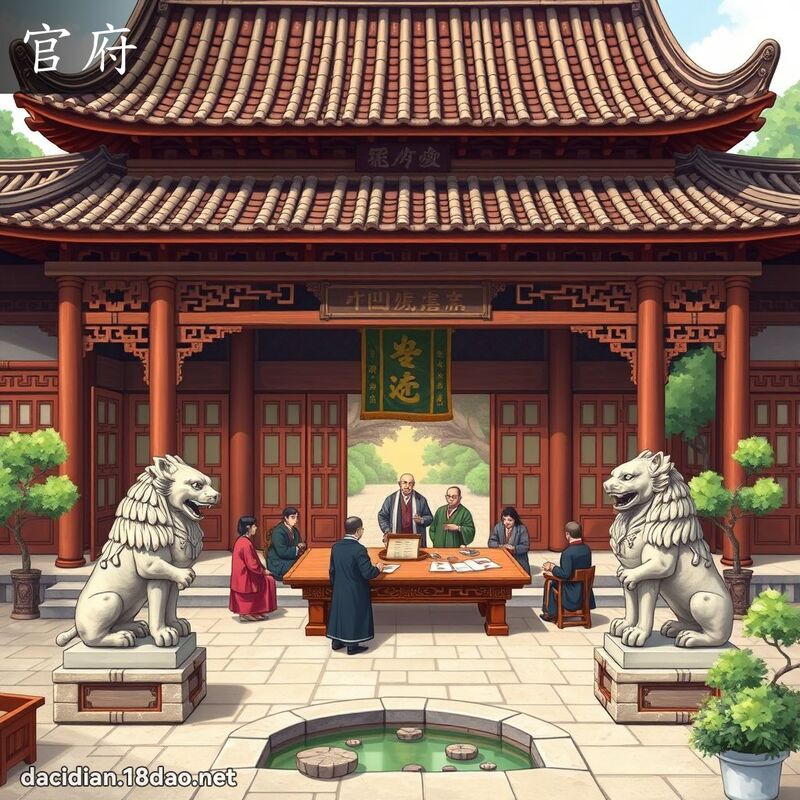 官府 - 國語大辭典配圖