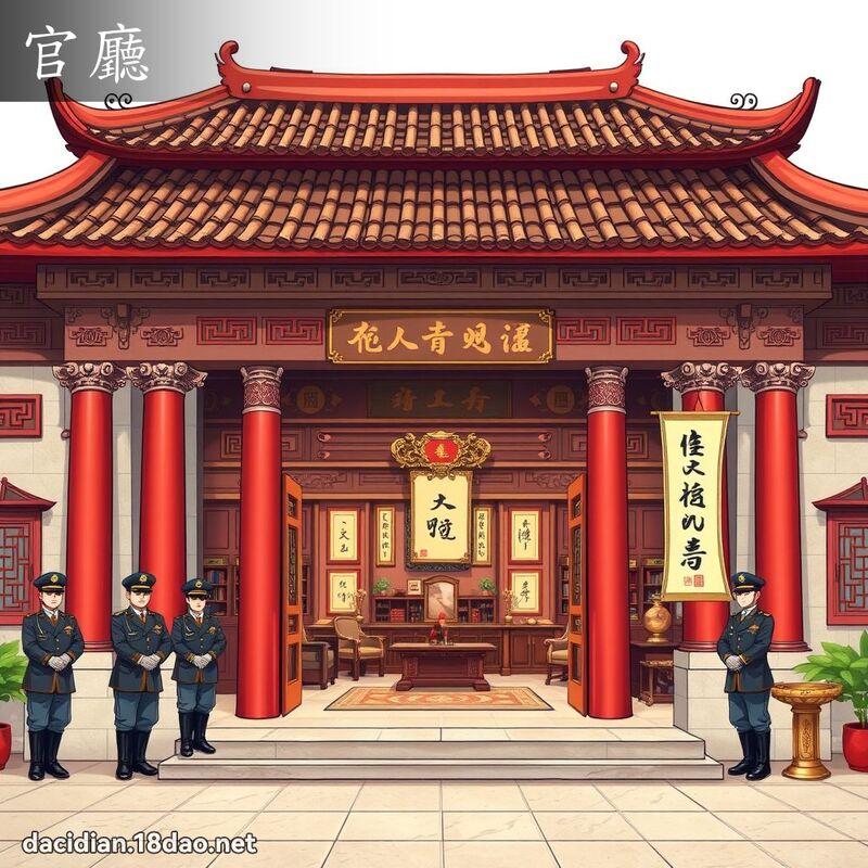 官廳 - 國語大辭典配圖