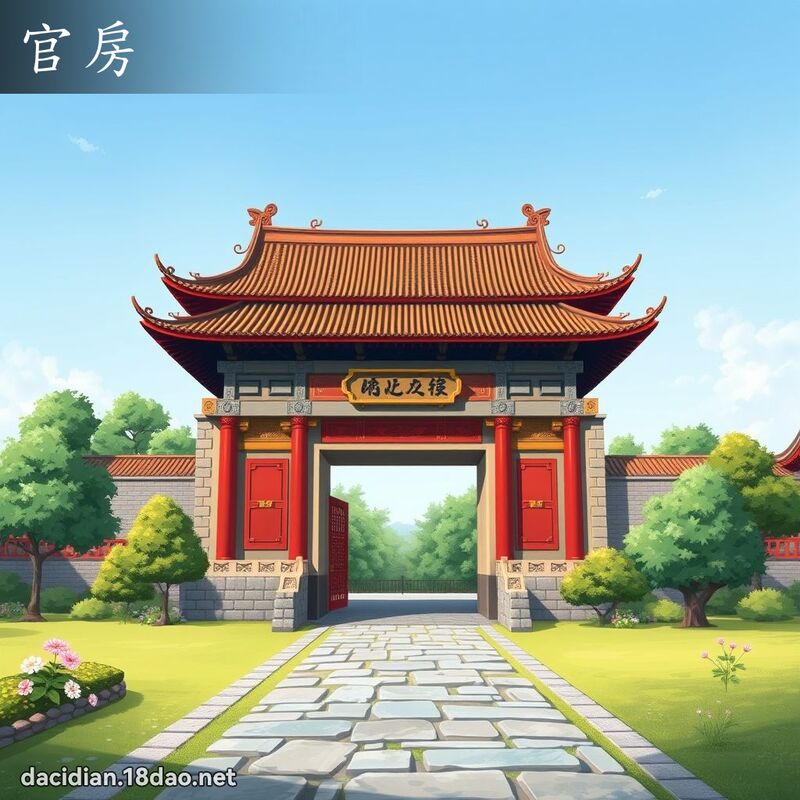 官房 - 国语大辞典配图