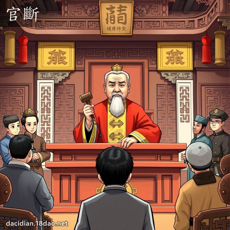 官断 - 国语大辞典配图