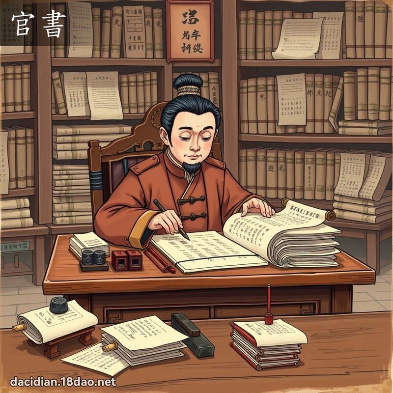 官書 - 國語大辭典配圖