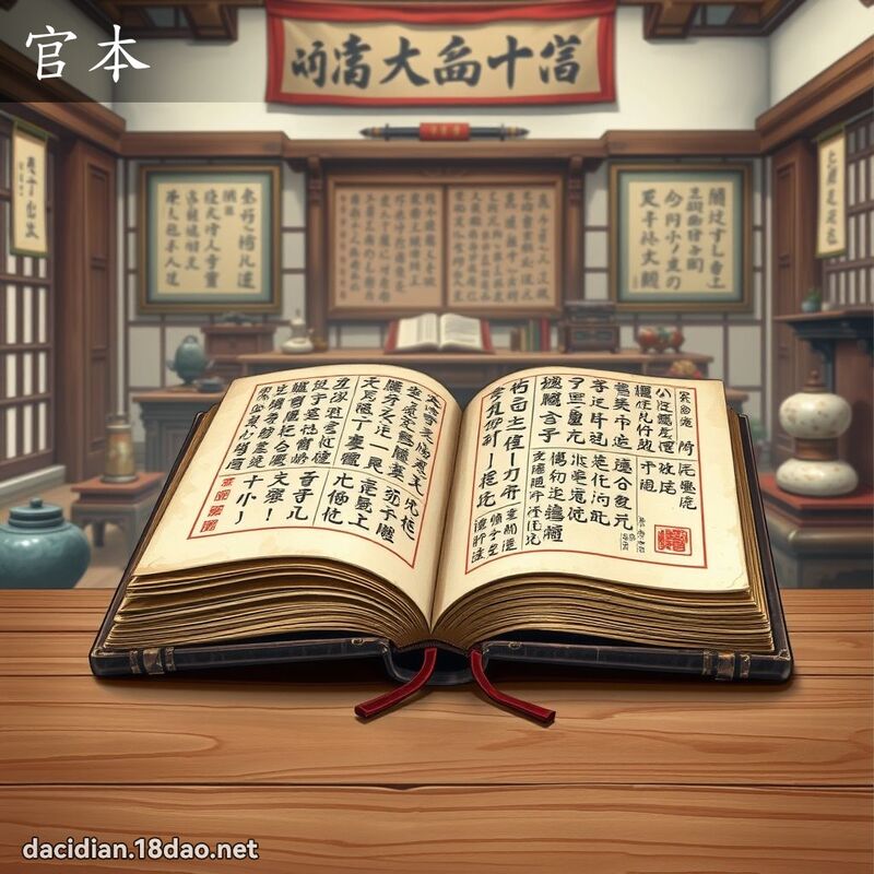 官本 - 国语大辞典配图