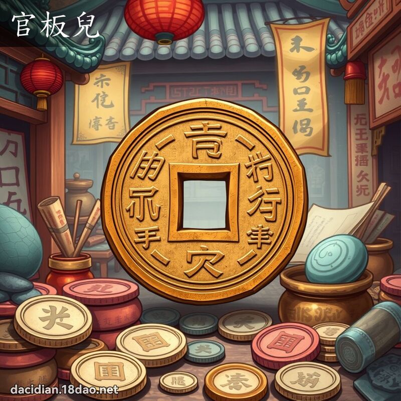 官板儿 - 国语大辞典配图