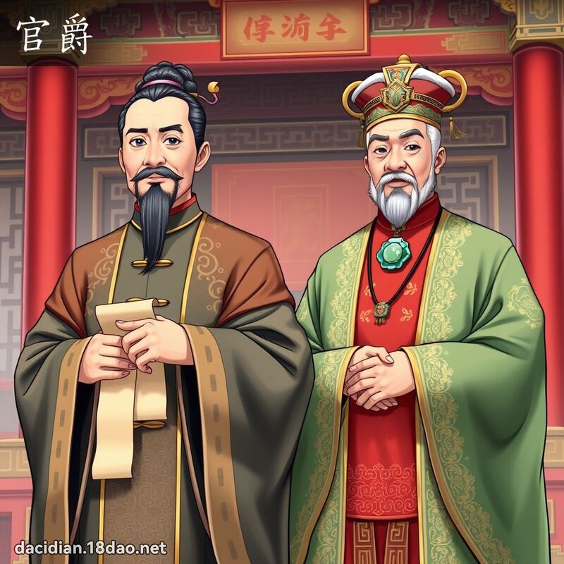 官爵 - 国语大辞典配图