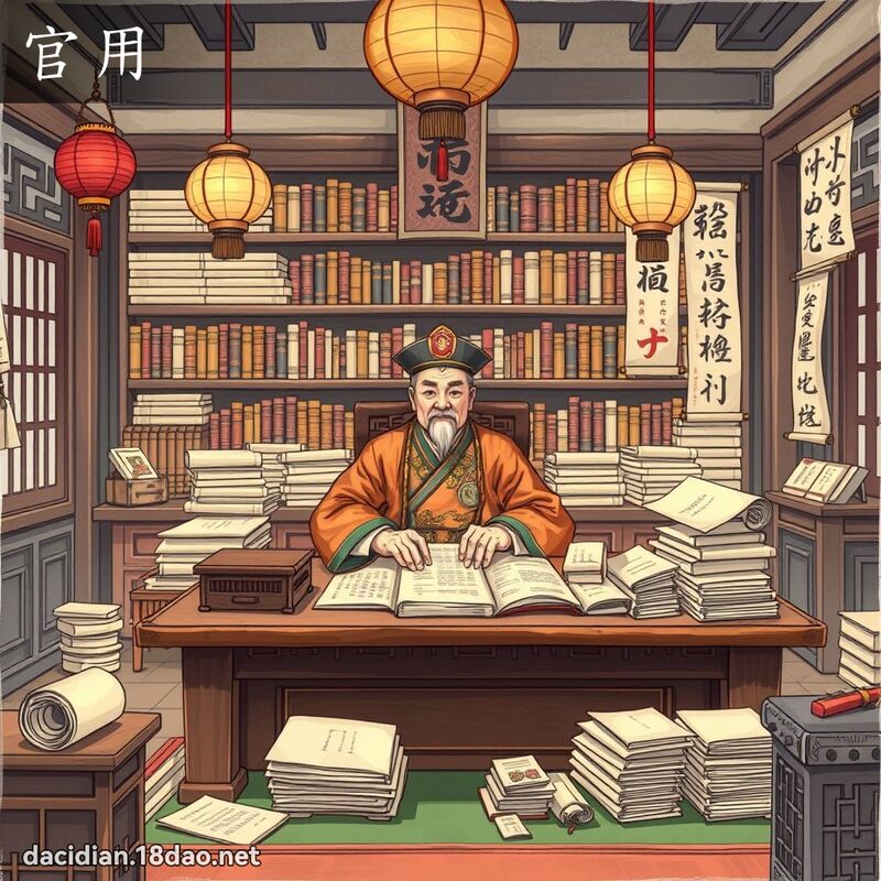 官用 - 国语大辞典配图
