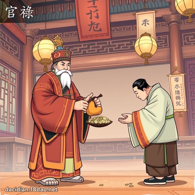 官禄 - 国语大辞典配图