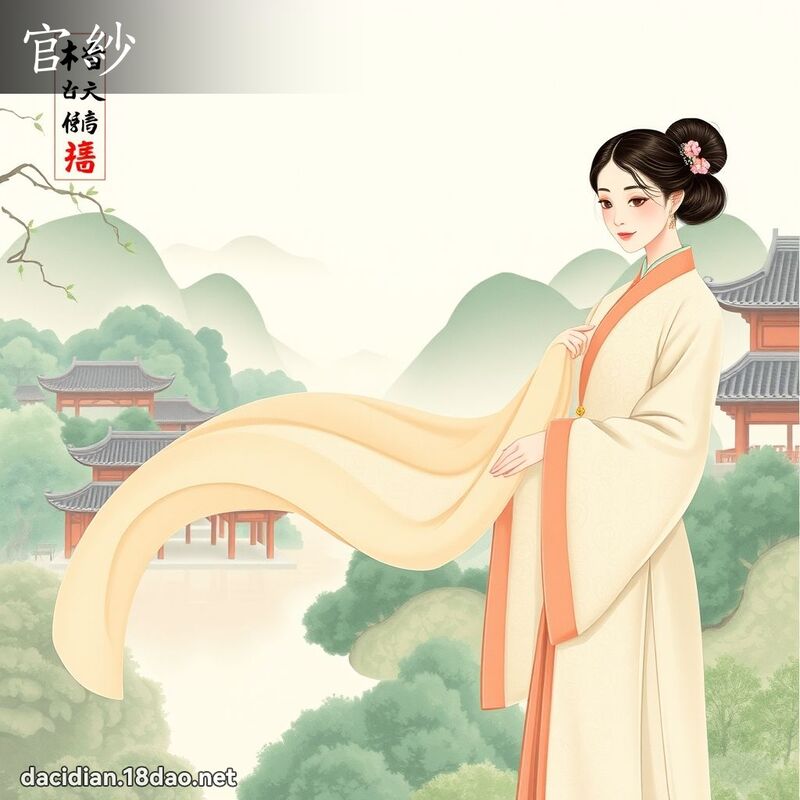 官纱 - 国语大辞典配图