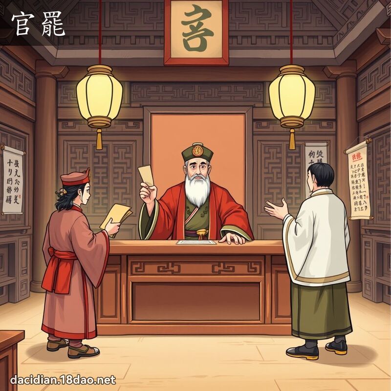 官罢 - 国语大辞典配图