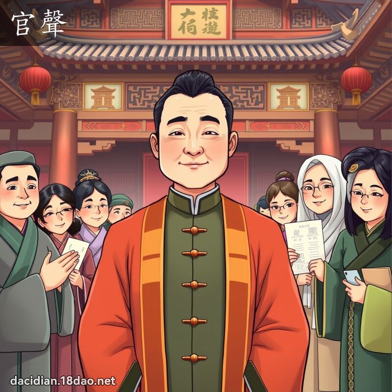 官声 - 国语大辞典配图