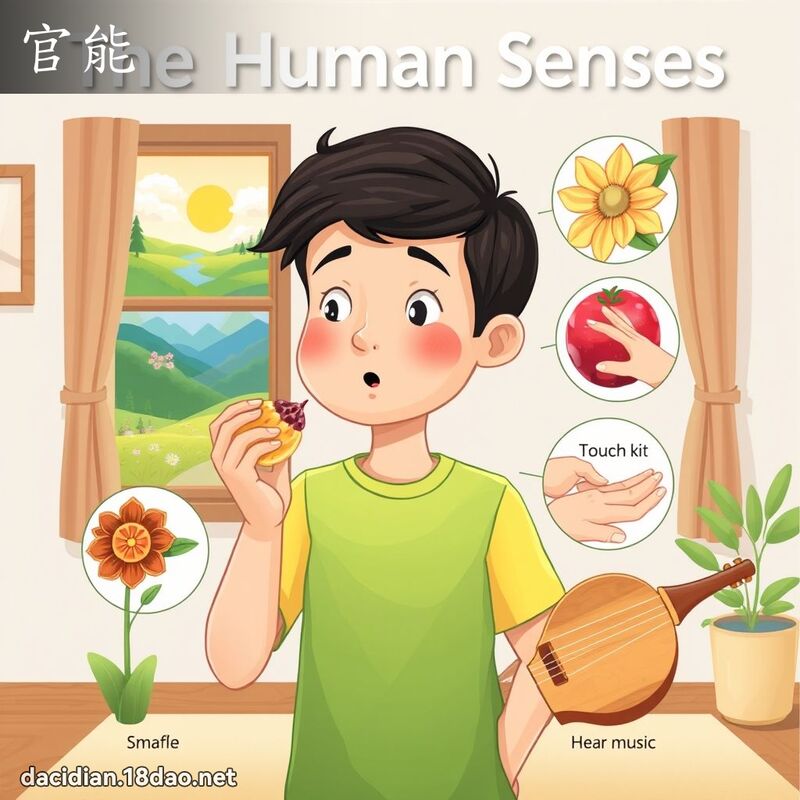 官能 - 国语大辞典配图
