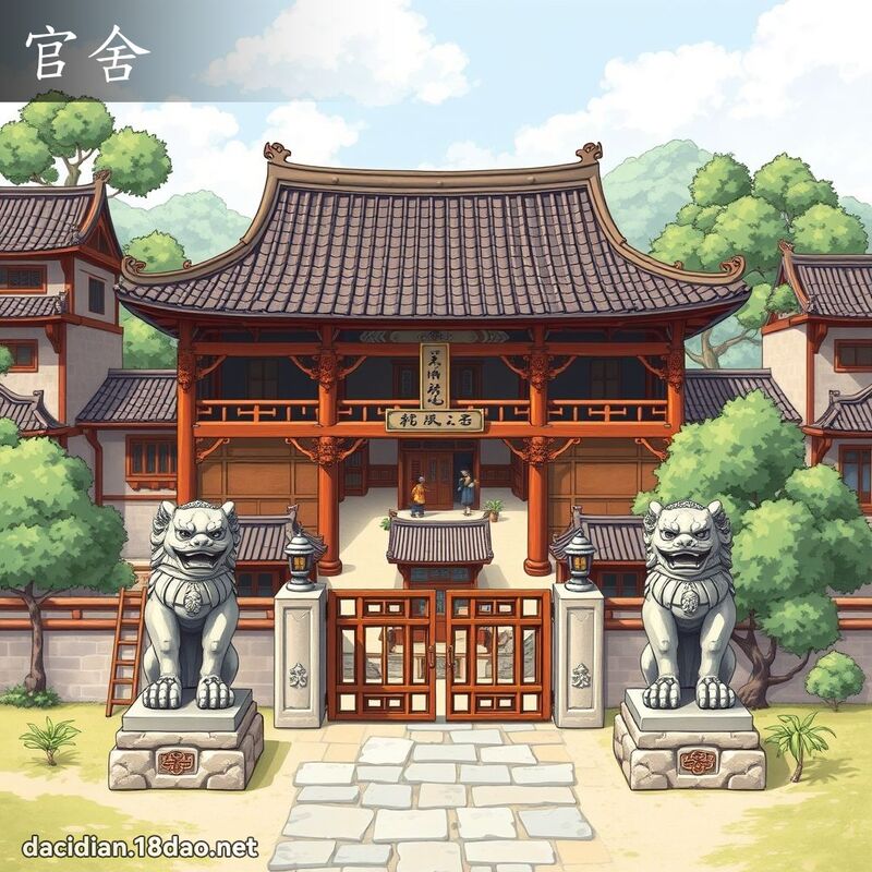 官舍 - 國語大辭典配圖