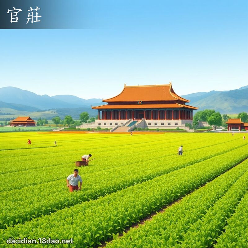 官莊 - 國語大辭典配圖