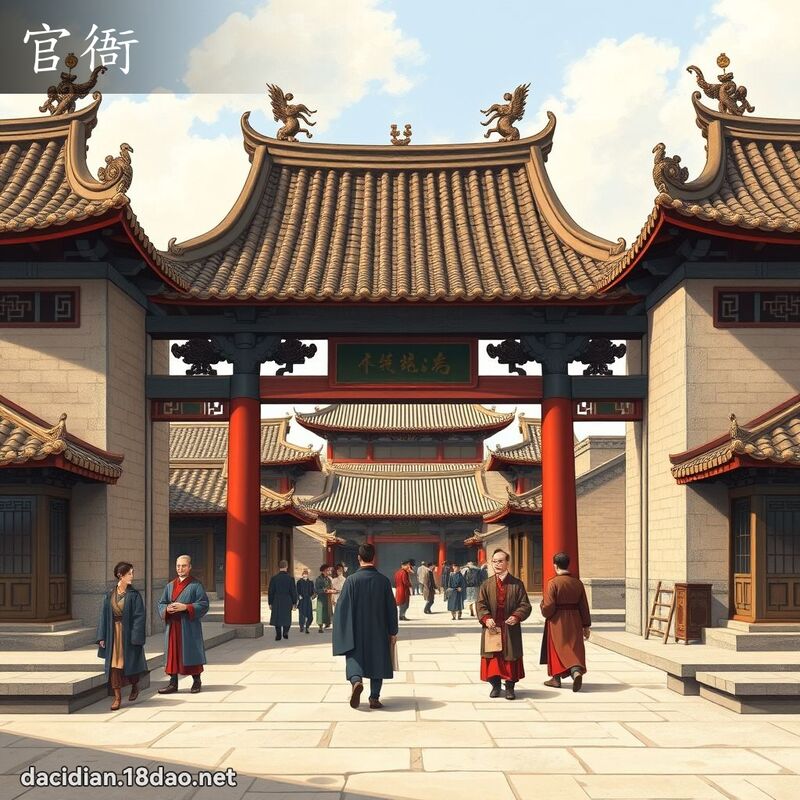 官衙 - 國語大辭典配圖