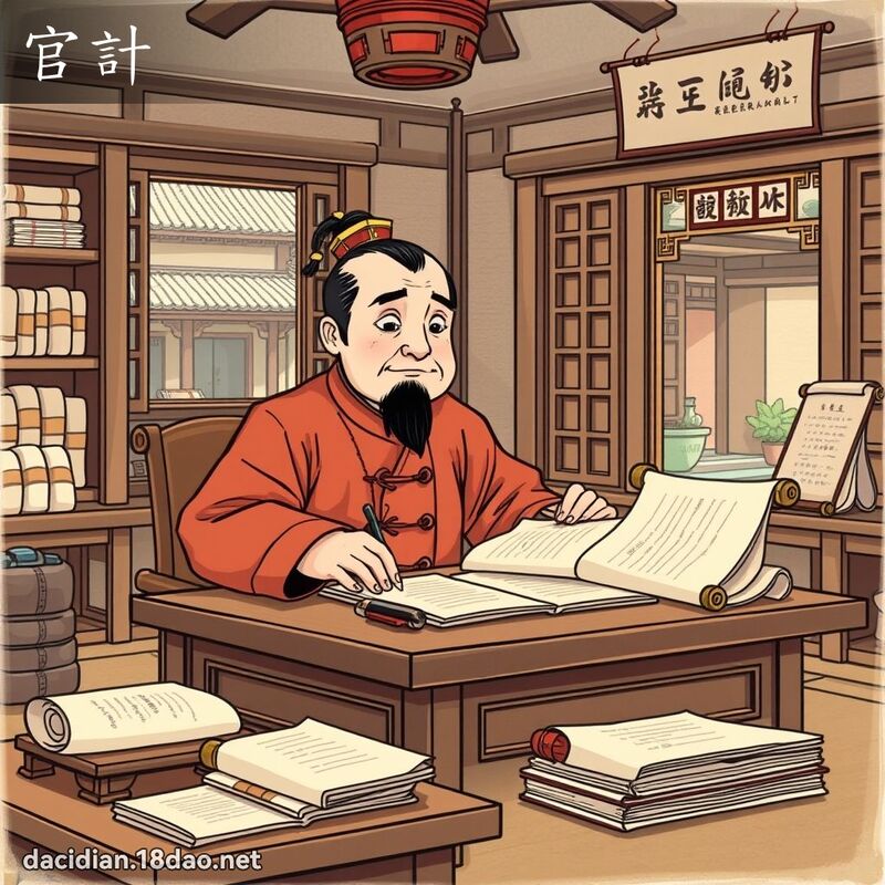 官计 - 国语大辞典配图
