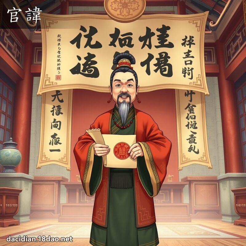 官讳 - 国语大辞典配图