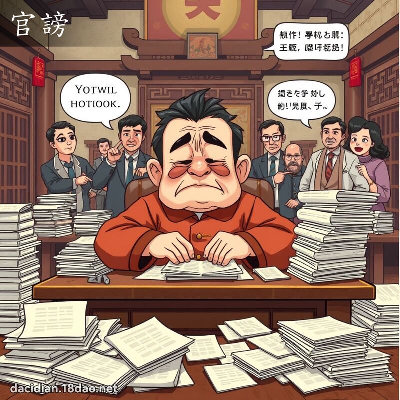 官谤 - 国语大辞典配图