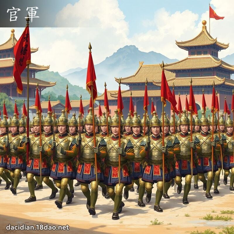 官軍 - 國語大辭典配圖