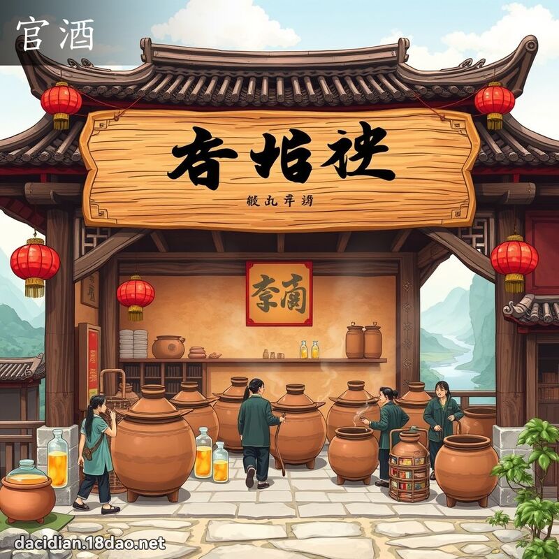 官酒 - 国语大辞典配图