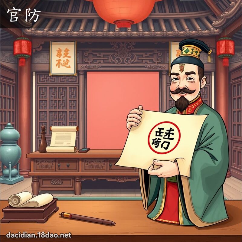 官防 - 國語大辭典配圖