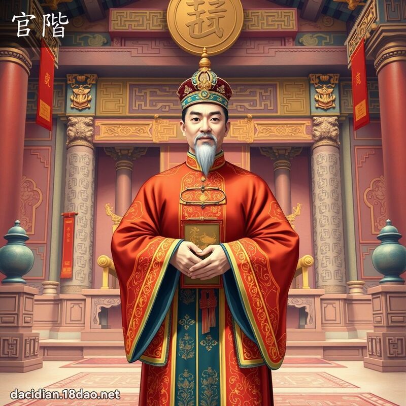 官階 - 國語大辭典配圖