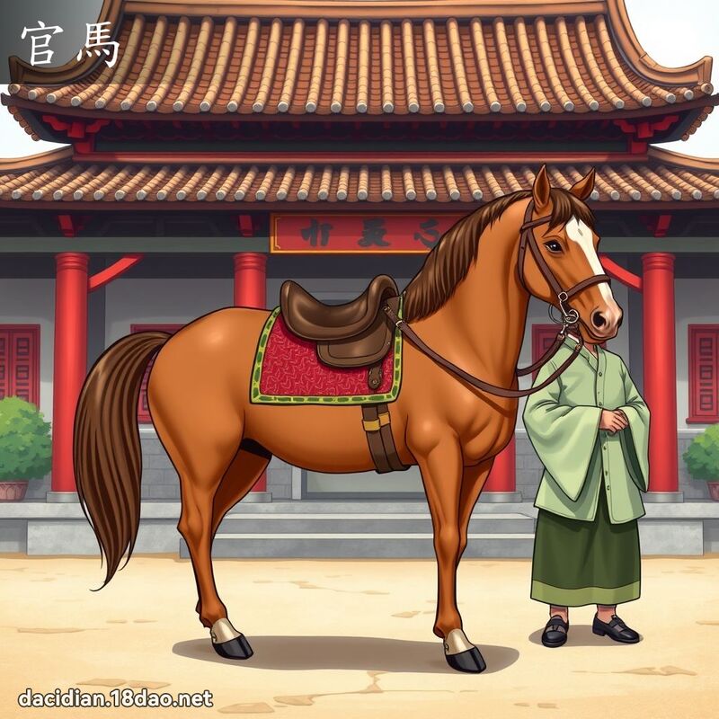官馬 - 國語大辭典配圖