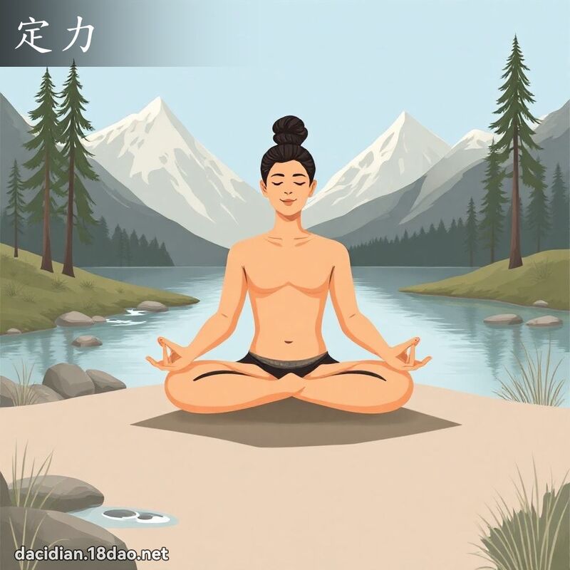 定力 - 國語大辭典配圖