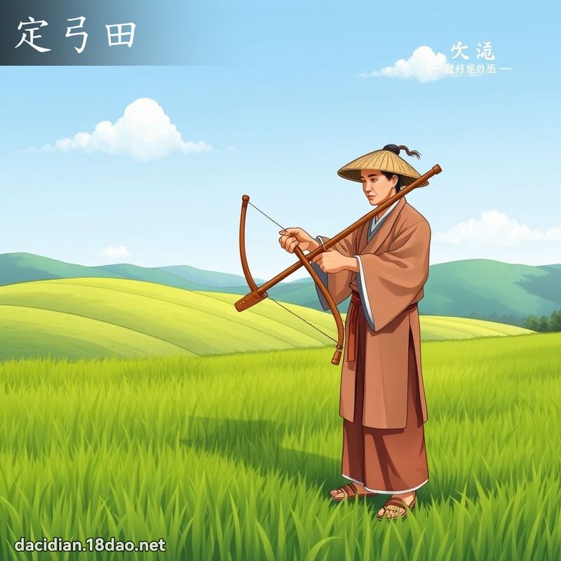 定弓田 - 国语大辞典配图