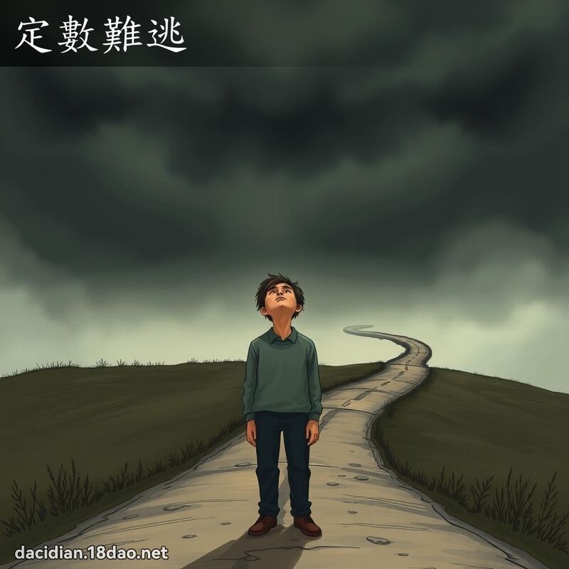 定数难逃 - 国语大辞典配图