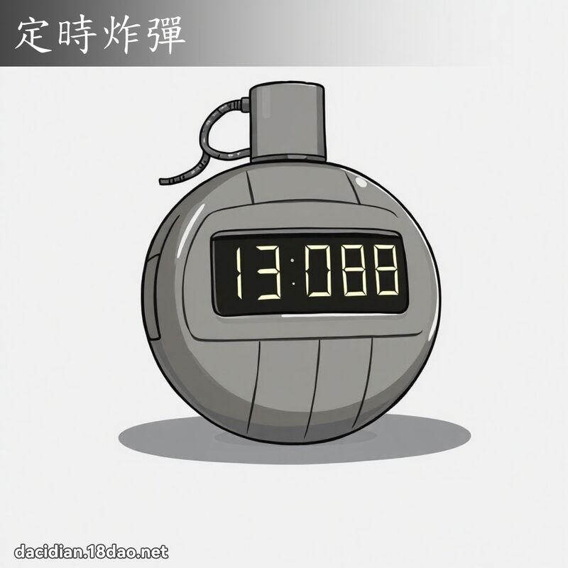 定时炸弹 - 国语大辞典配图