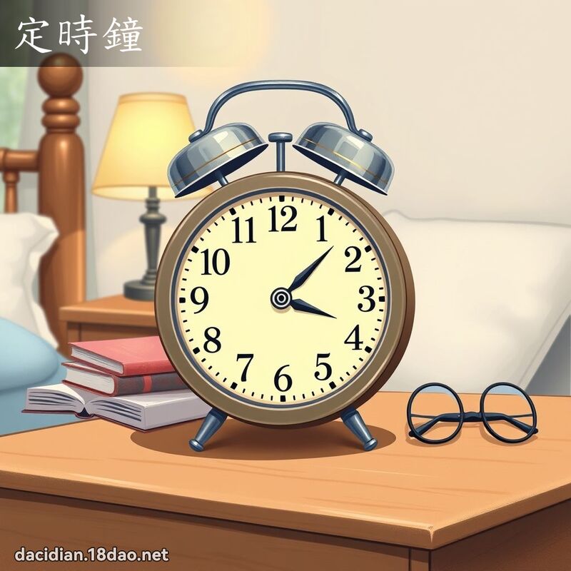 定時鐘 - 國語大辭典配圖