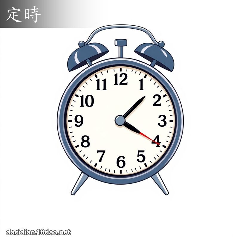 定時 - 國語大辭典配圖