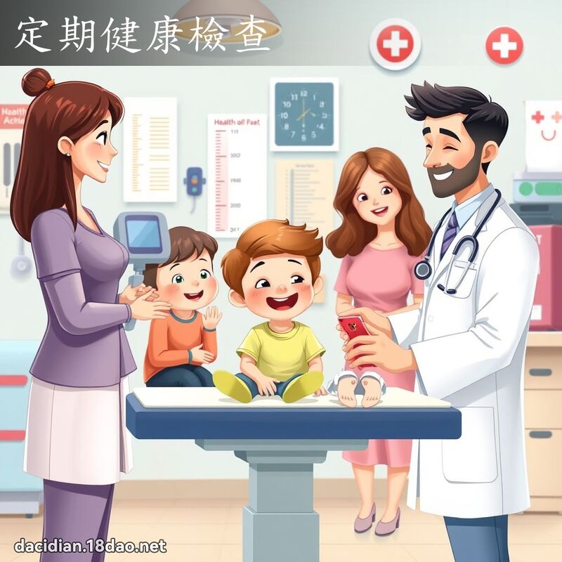 定期健康检查 - 国语大辞典配图
