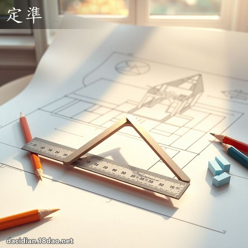 定准 - 国语大辞典配图
