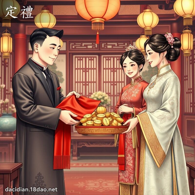 定禮 - 國語大辭典配圖