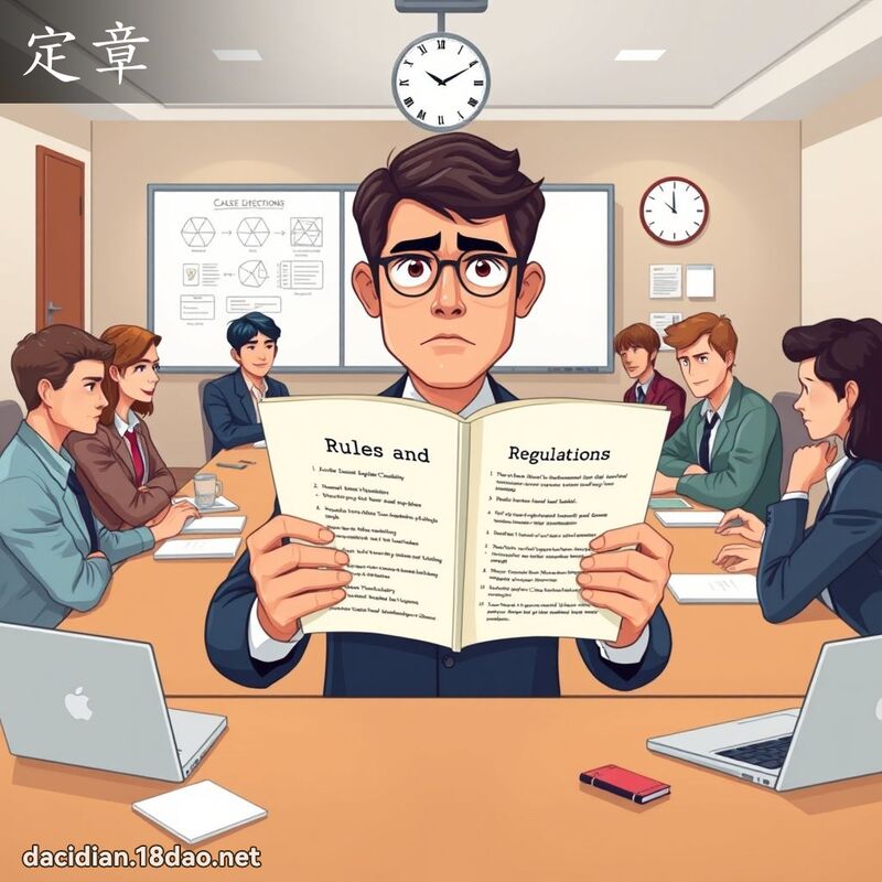 定章 - 国语大辞典配图